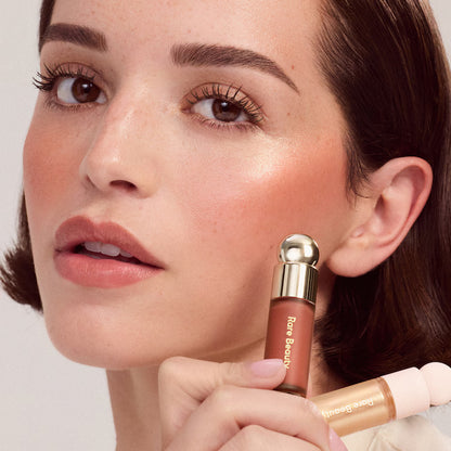 Warm Radiance Mini Blush & Luminizer Duo – Mini duo of blush and highlighter